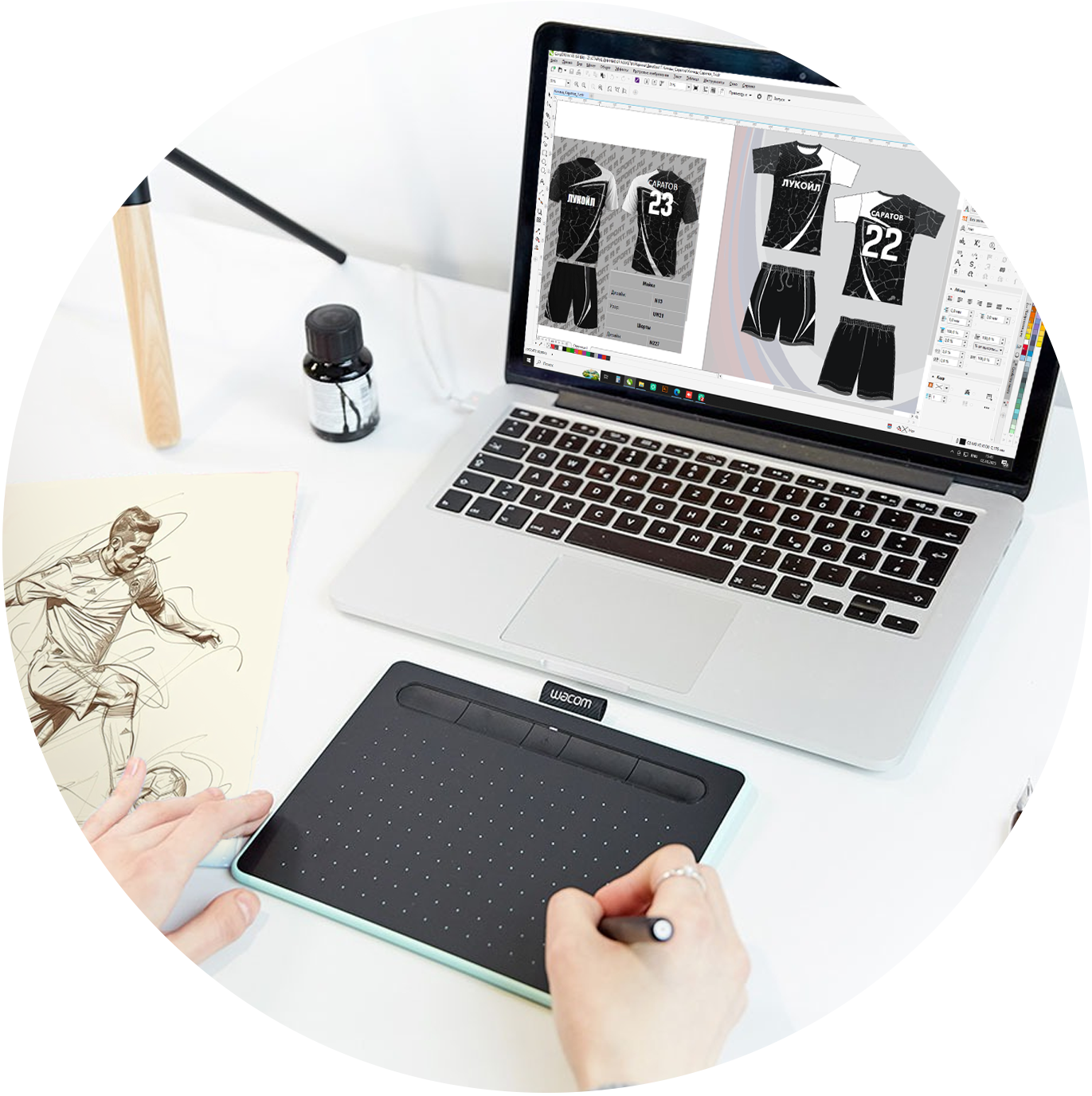 Индивидуальный дизайн<br> и разработка эскиза